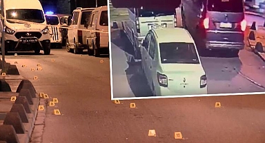 Bağcılar'da fırına silahlı saldırı kamerada