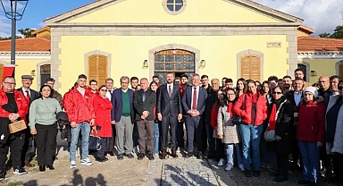 Başkan Görkem Duman mübadilleri ağırladı