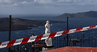 Santorini açıklarında 5.1 büyüklüğünde deprem