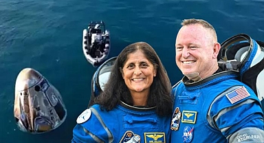 9 ay orada kaldılar: Uluslararası Uzay İstasyonu'nda mahsur kalan astronotlar Dünya'ya döndü!